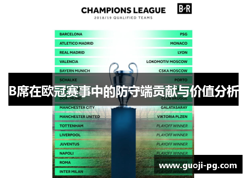 B席在欧冠赛事中的防守端贡献与价值分析